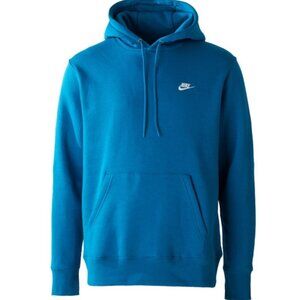 Nike Pullover Hoodie Men's 2XL Green / Blue Abyss Club Fleece FN3859-301